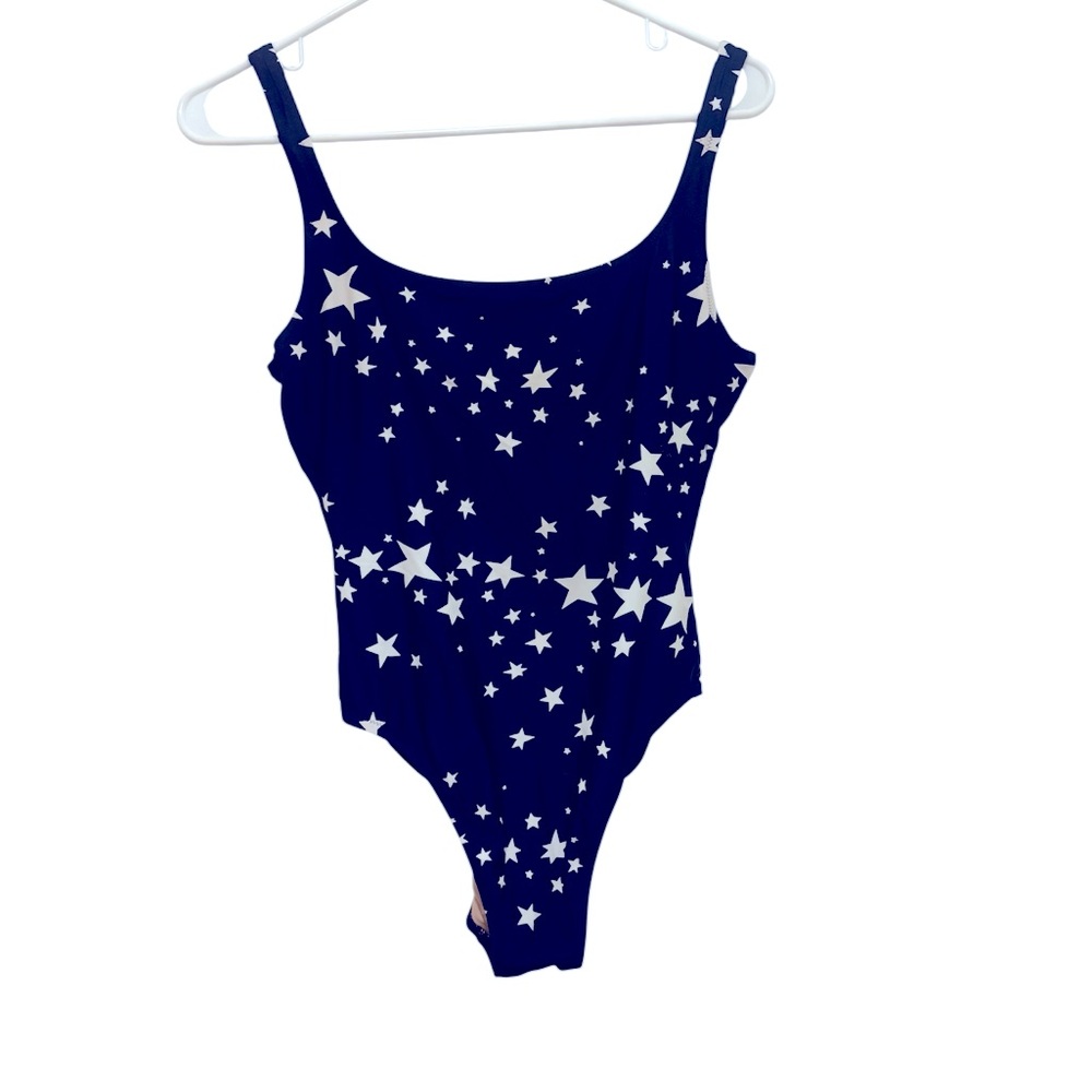 J CREW AMERICA STAR PRINT ONE PIECE SIZE M